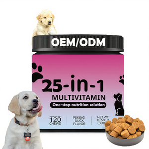 Private Label Muscle Gain Soft Chews Dog Treats High Protein Six Strains Gut Health Blend