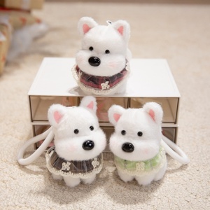 Small Stuffed Animal Bulk Keychain Dog Mini Plush