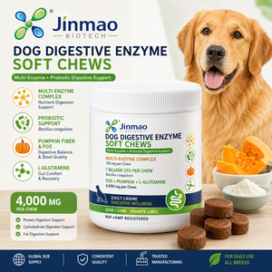 Multi-Enzyme Probiotic Digestive Immune Support Fast-Absorption Grain-Free Dog Soft Chews