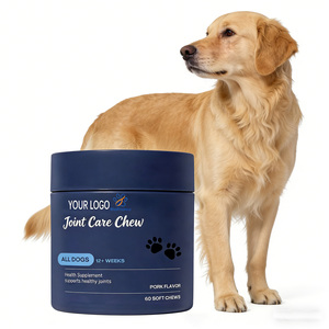 Advanced Dog Hip & Joint Care Supplement With Glucosamine & Omega 3 Turmeric Soft Chews
