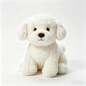 Direct Factory Custom White Puppy Plush Global Wholesale Supplier ODM Custom Stuffed Puppy