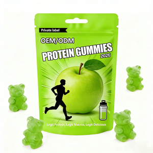 OEM Private Label Adult Watermelon High Protein Gummy Candy Whey Protein Isolate