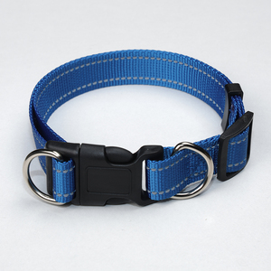 Wholesale Plain Dog Collar Bulk Customization Add Your Logo Reflective Trim