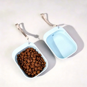 Three-in-One Pet Water And Food Bowl Travel Cup